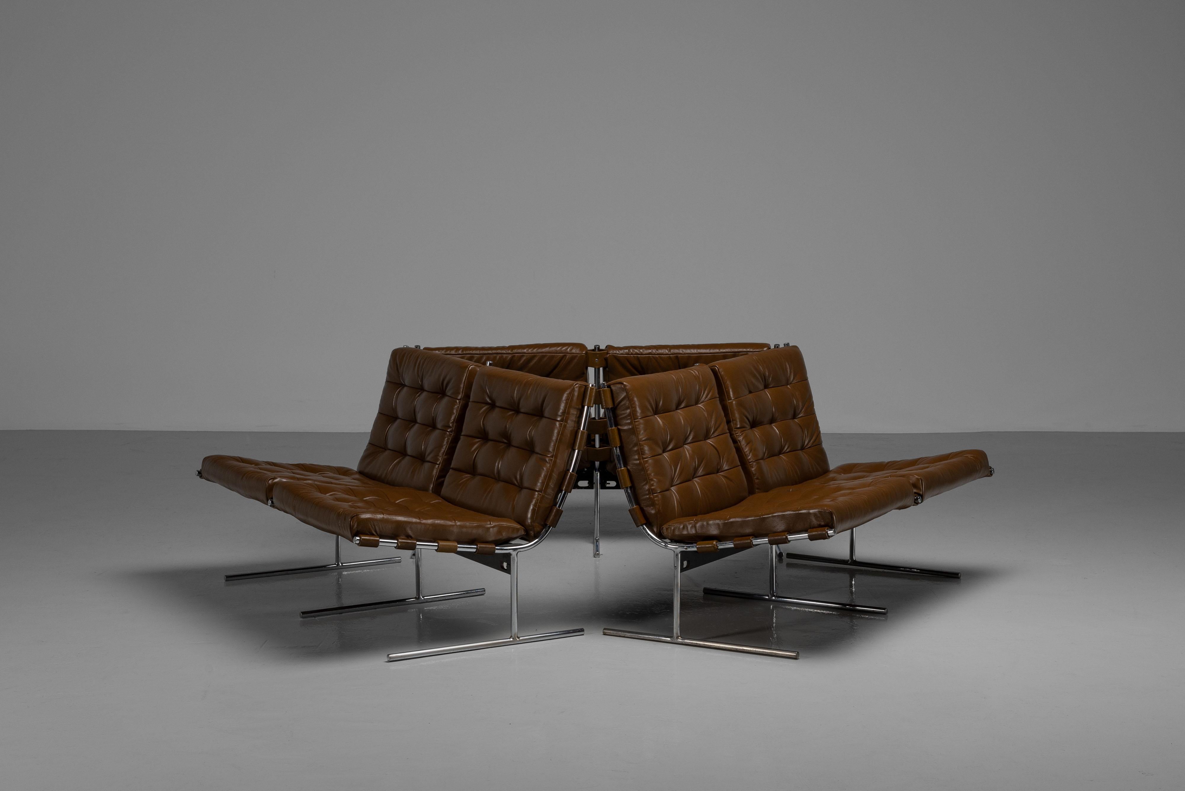 Jorge Zalszupin Oxford sofa l'Atelier Brazil 1970 For Sale 11