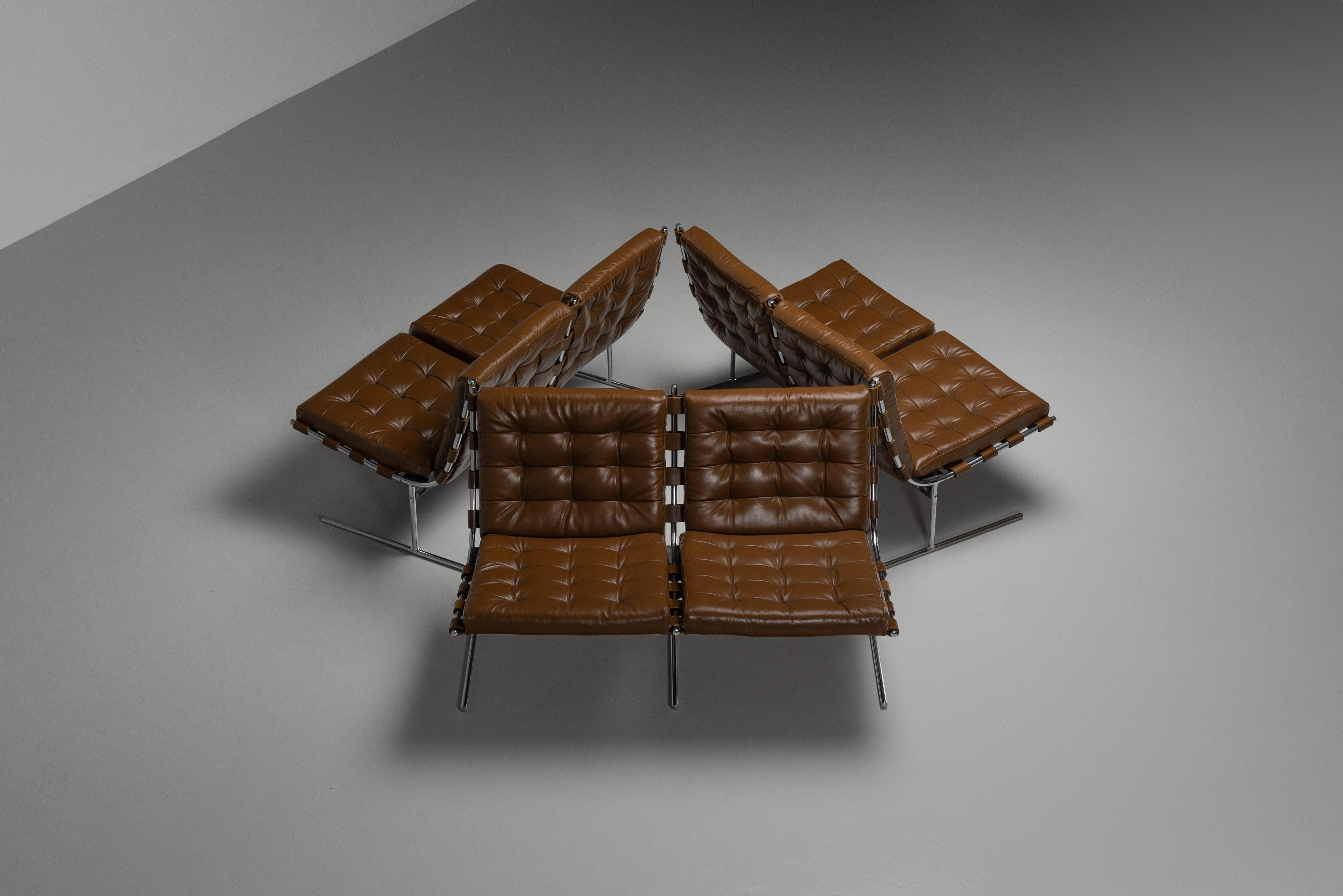 Jorge Zalszupin Oxford sofa l'Atelier Brazil 1970 For Sale 12