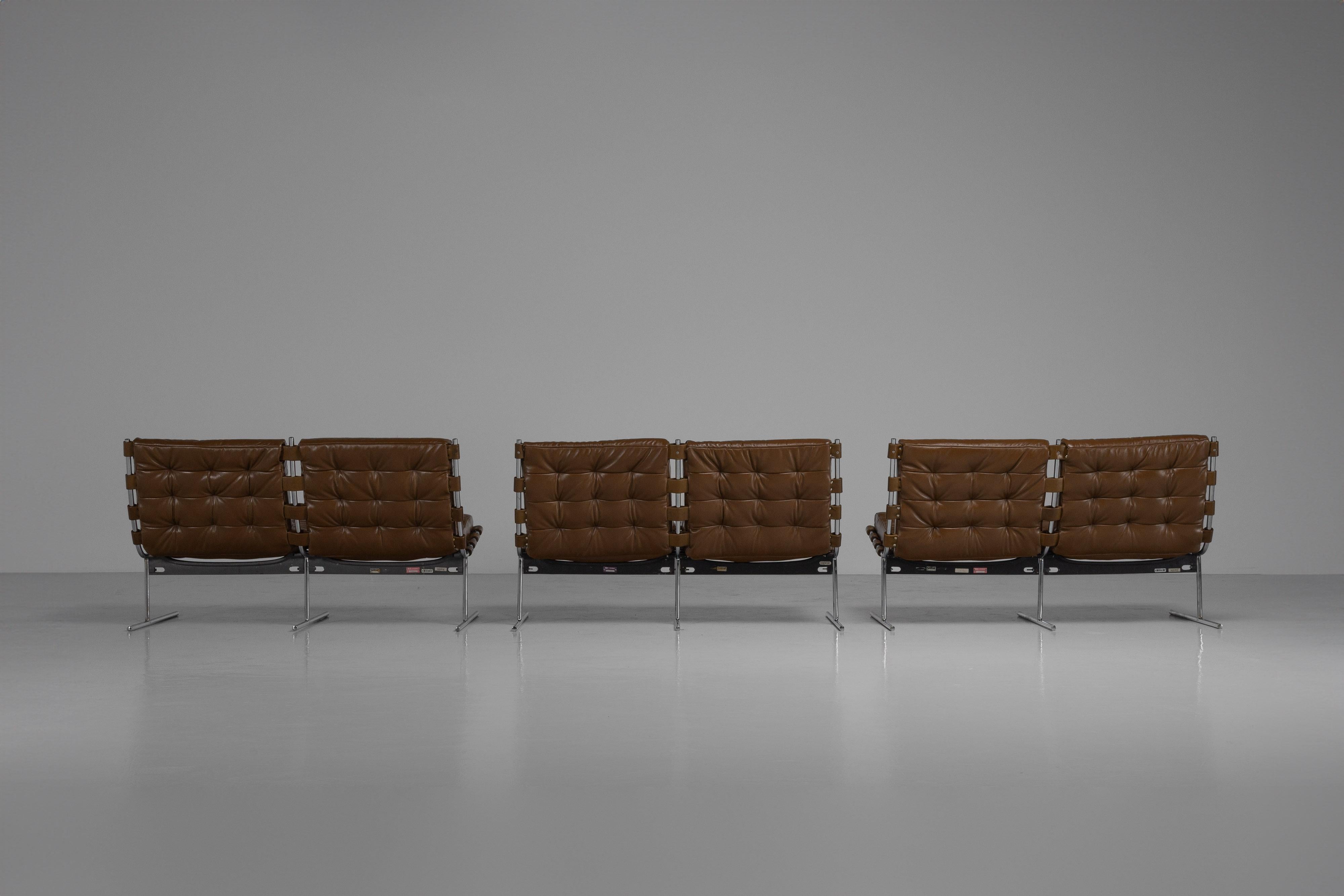 Jorge Zalszupin Oxford sofa l'Atelier Brazil 1970 For Sale 13
