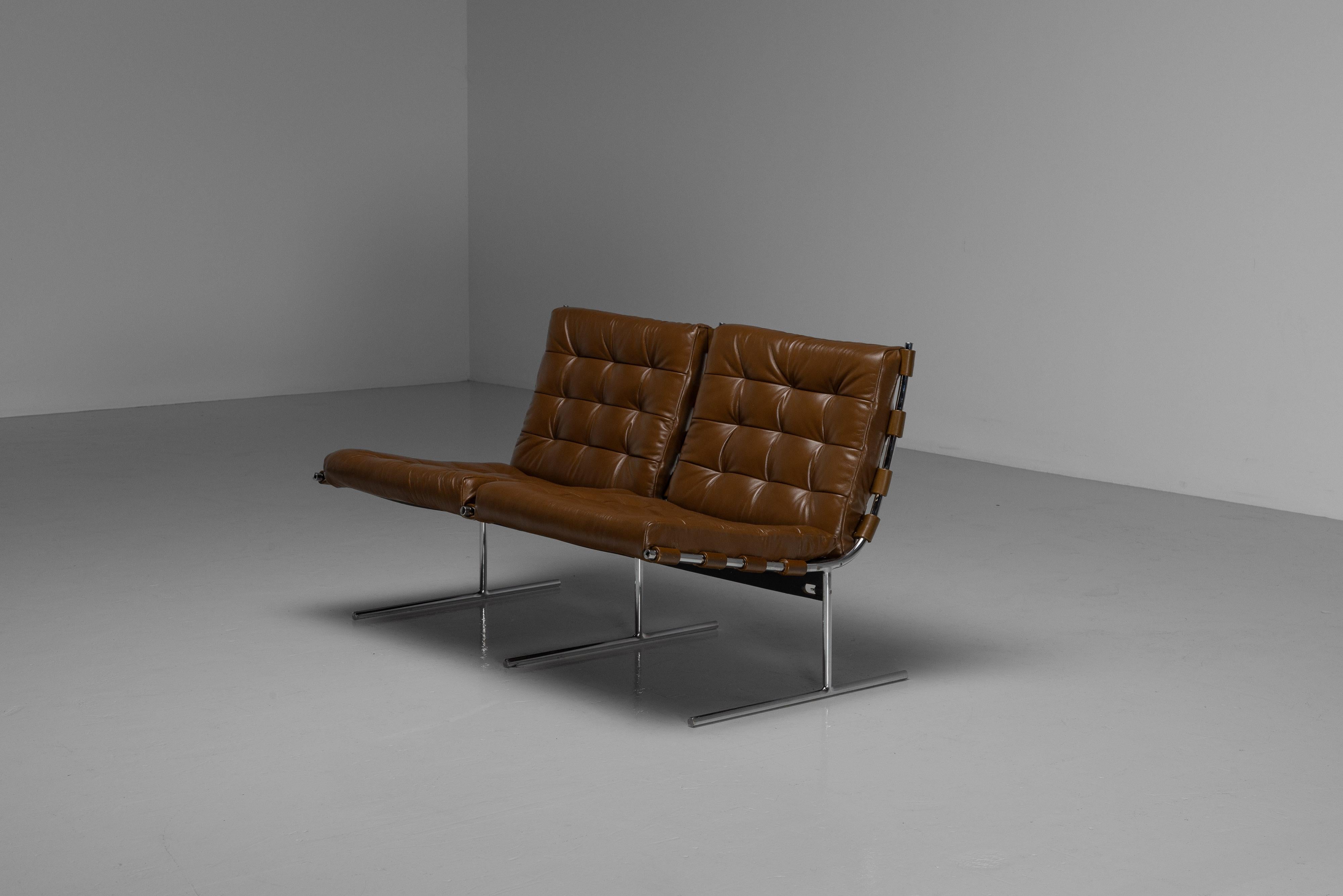 Brazilian Jorge Zalszupin Oxford sofa l'Atelier Brazil 1970 For Sale