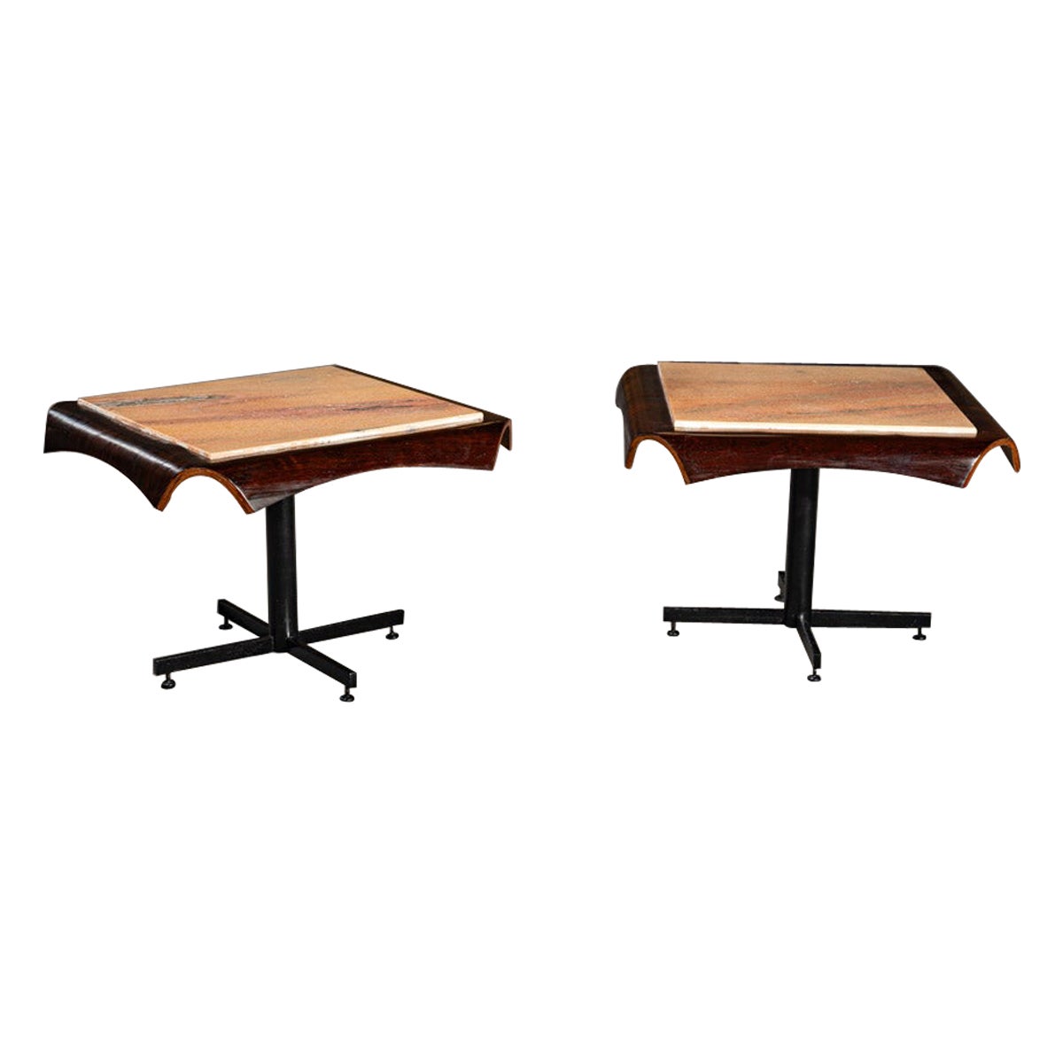 Jorge Zalszupin. Pair of Side Table, c. 1960