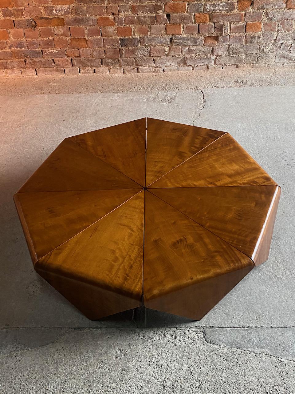 Jorge Zalszupin Petalas Imbuia Coffee Table by L' Atelier, circa 1960 5