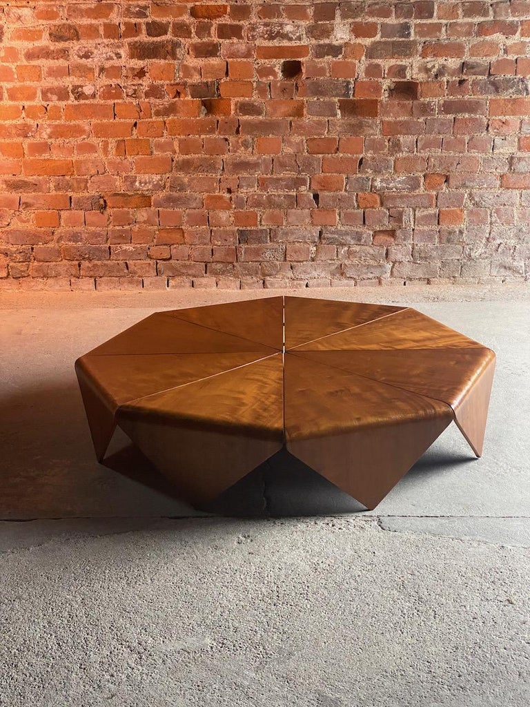 Zalszupin Petalas Imbuia Coffee Table by L' Atelier, circa 1960
