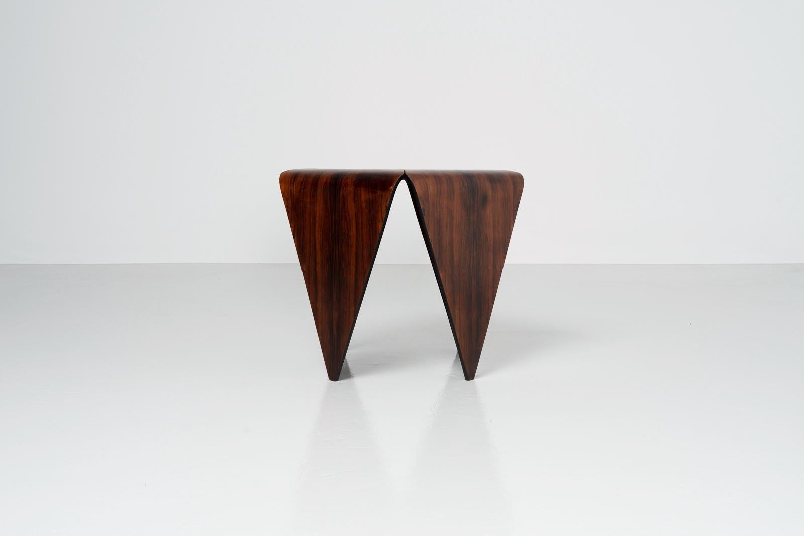 Mid-Century Modern Jorge Zalszupin Petalas Side Table l'Atelier Barzil, 1959