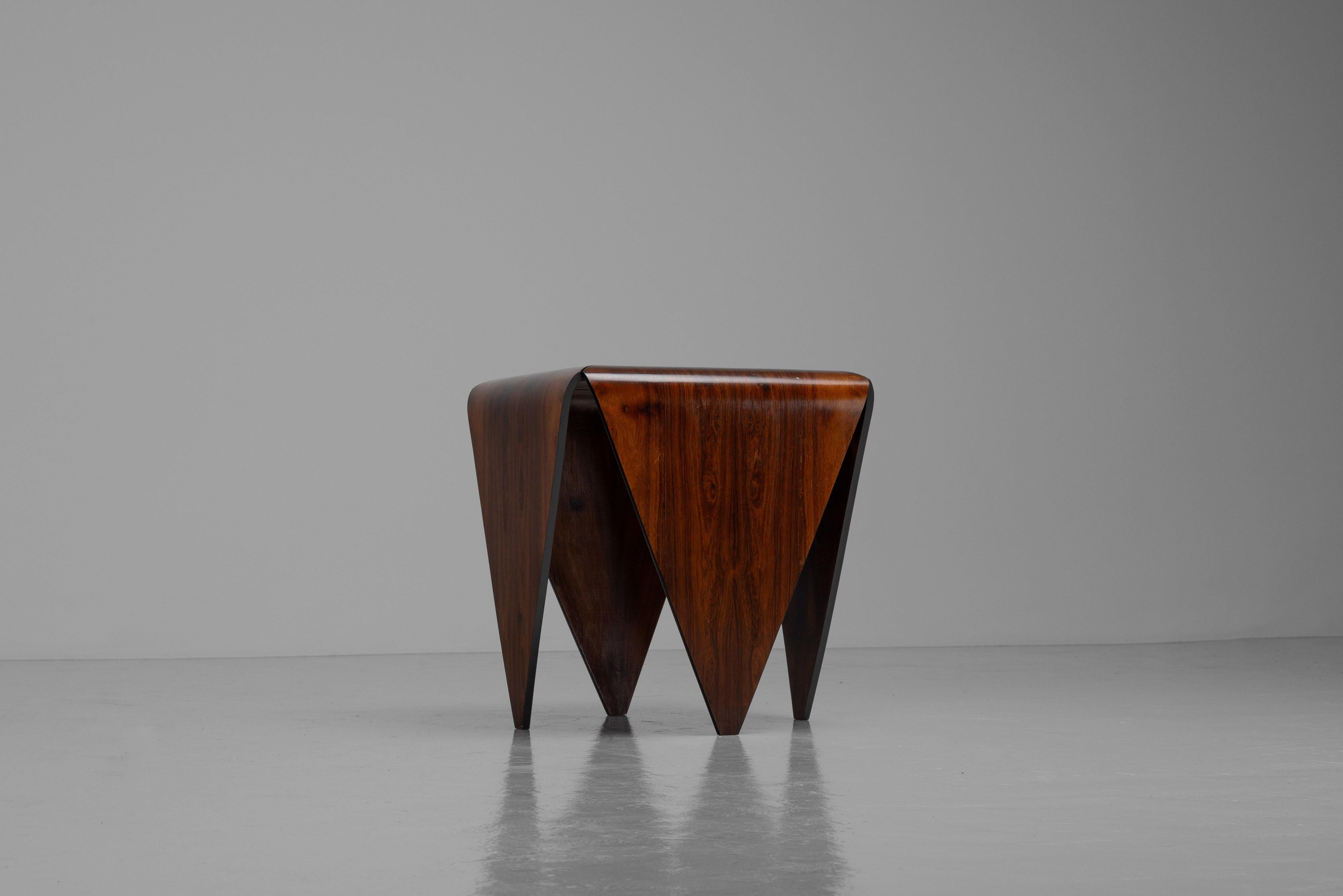 Mid-Century Modern Jorge Zalszupin Pétalas side table L'Atelier Brazil 1960 For Sale