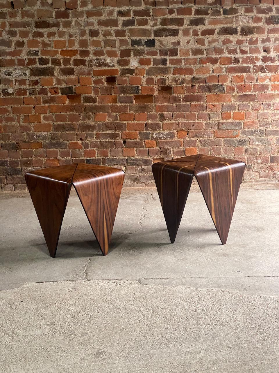 Jorge Zalszupin Petalas Side Tables by L' Atelier circa 1960 6