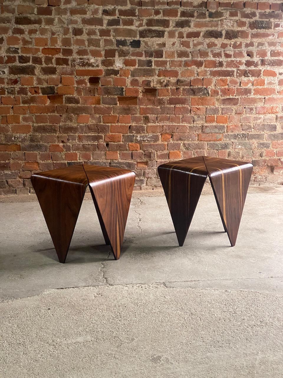 Jorge Zalszupin Petalas Side Tables by L' Atelier circa 1960 7
