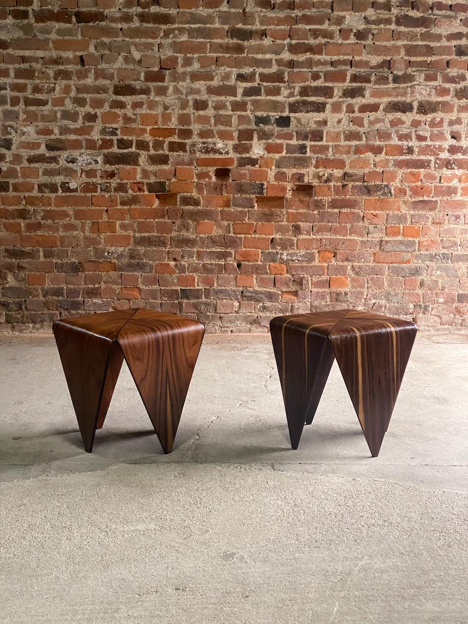 Jorge Zalszupin Petalas Side Tables by L' Atelier circa 1960 12