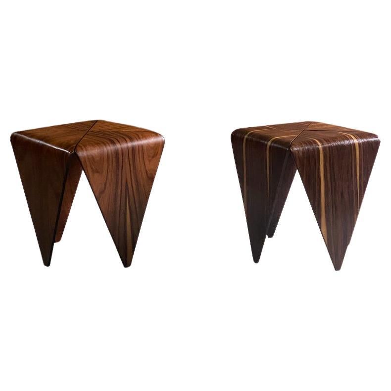 Jorge Zalszupin Petalas Side Tables by L' Atelier circa 1960