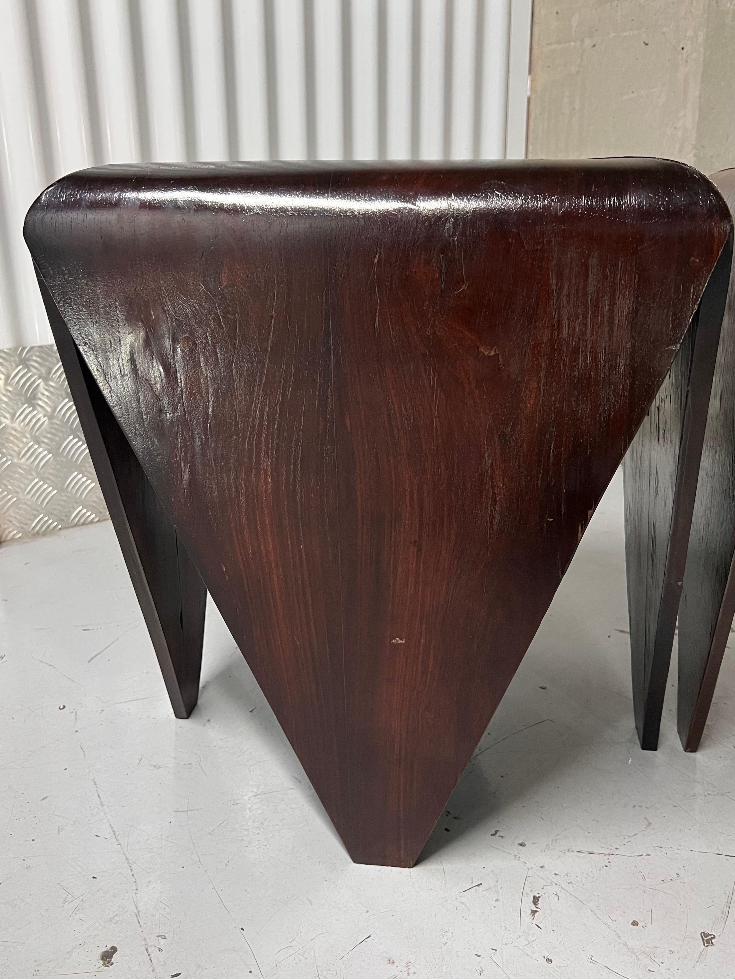 Jorge Zalszupin Petalas Side Tables for L'Atelier, 1960s, a Pair 4