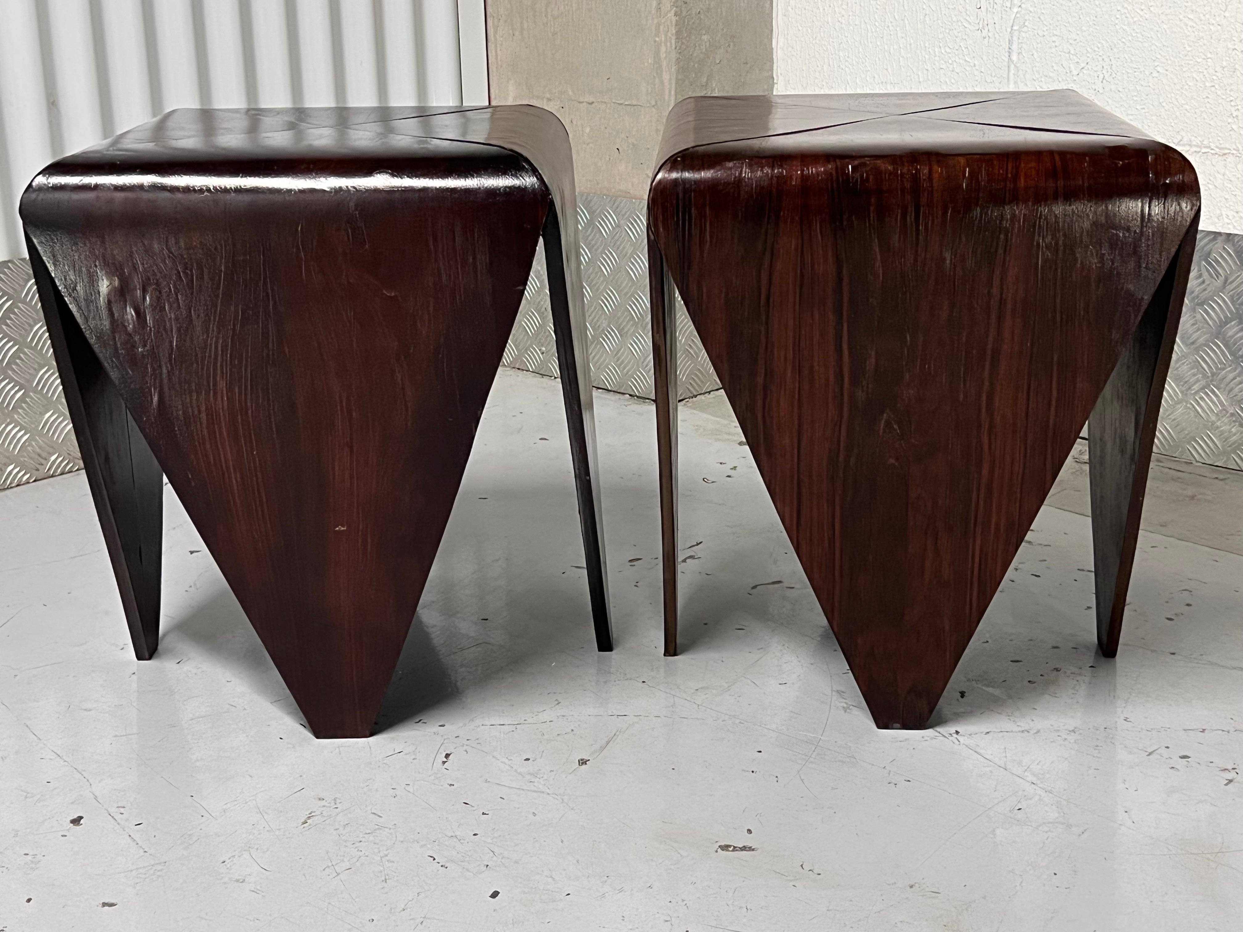 Jorge Zalszupin Petalas Side Tables for L'Atelier, 1960s, a Pair 1