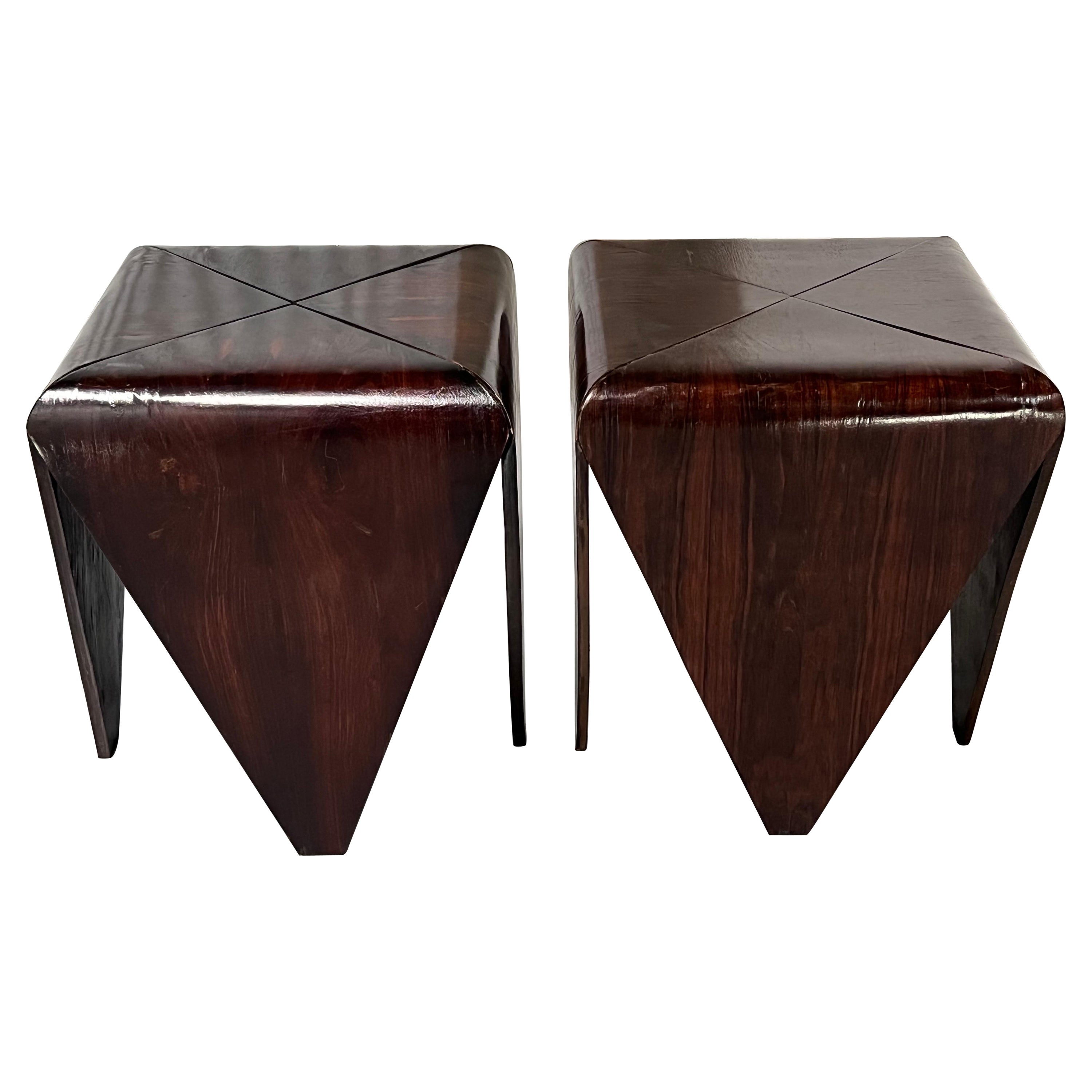 Jorge Zalszupin Petalas Side Tables for L
Atelier, 1960s, a Pair