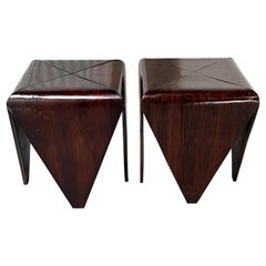 Jorge Zalszupin Petalas Side Tables for L'Atelier, 1960s, a Pair