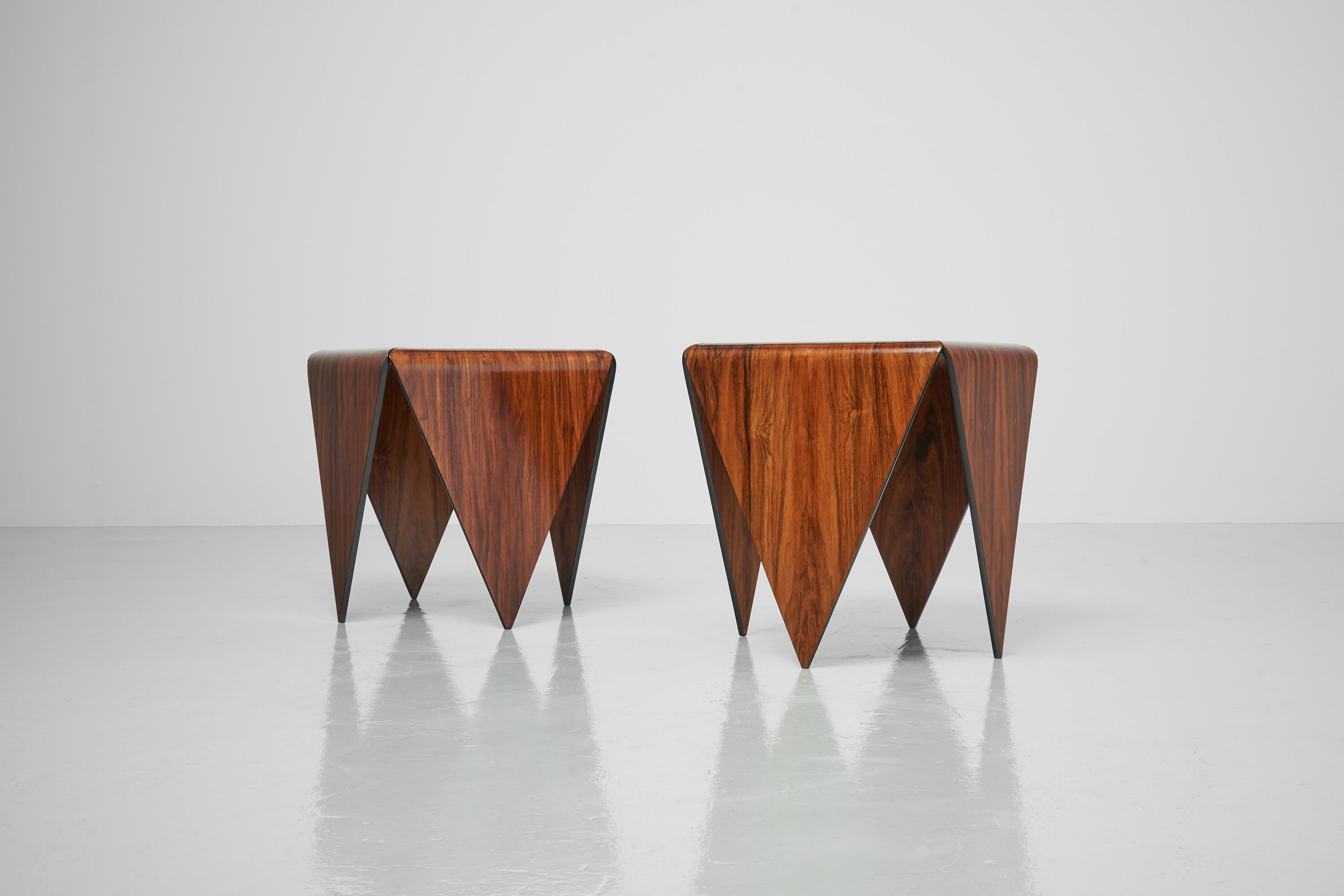 Jorge Zalszupin Petalas Side Tables L'atelier Brazil 1959 4