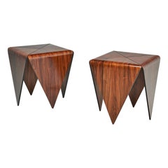 Jorge Zalszupin Petalas Side Tables L'atelier Brazil 1959