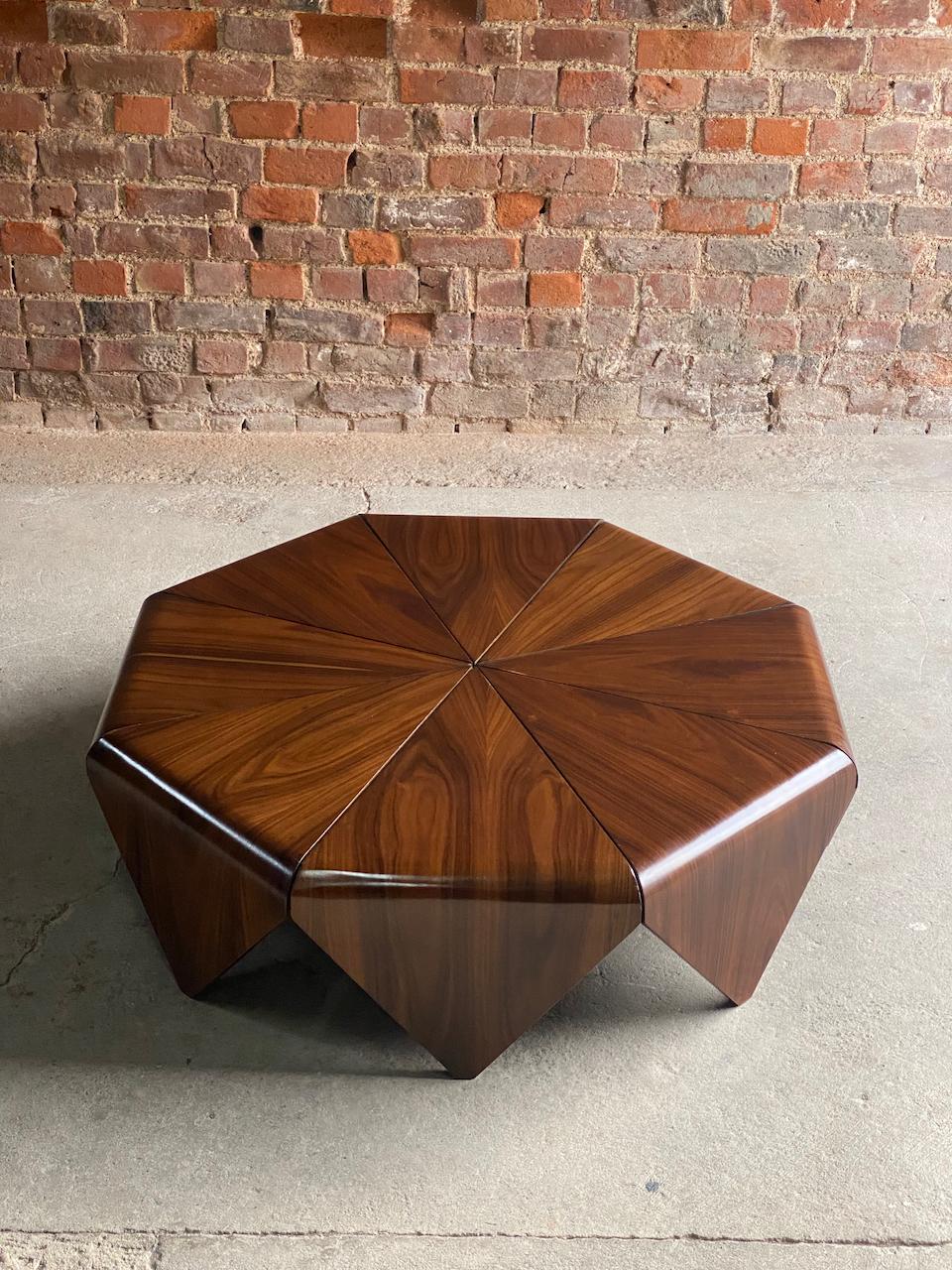 Jorge Zalszupin Petals Coffee Table by L' Atelier circa 1960 In Good Condition In Longdon, Tewkesbury