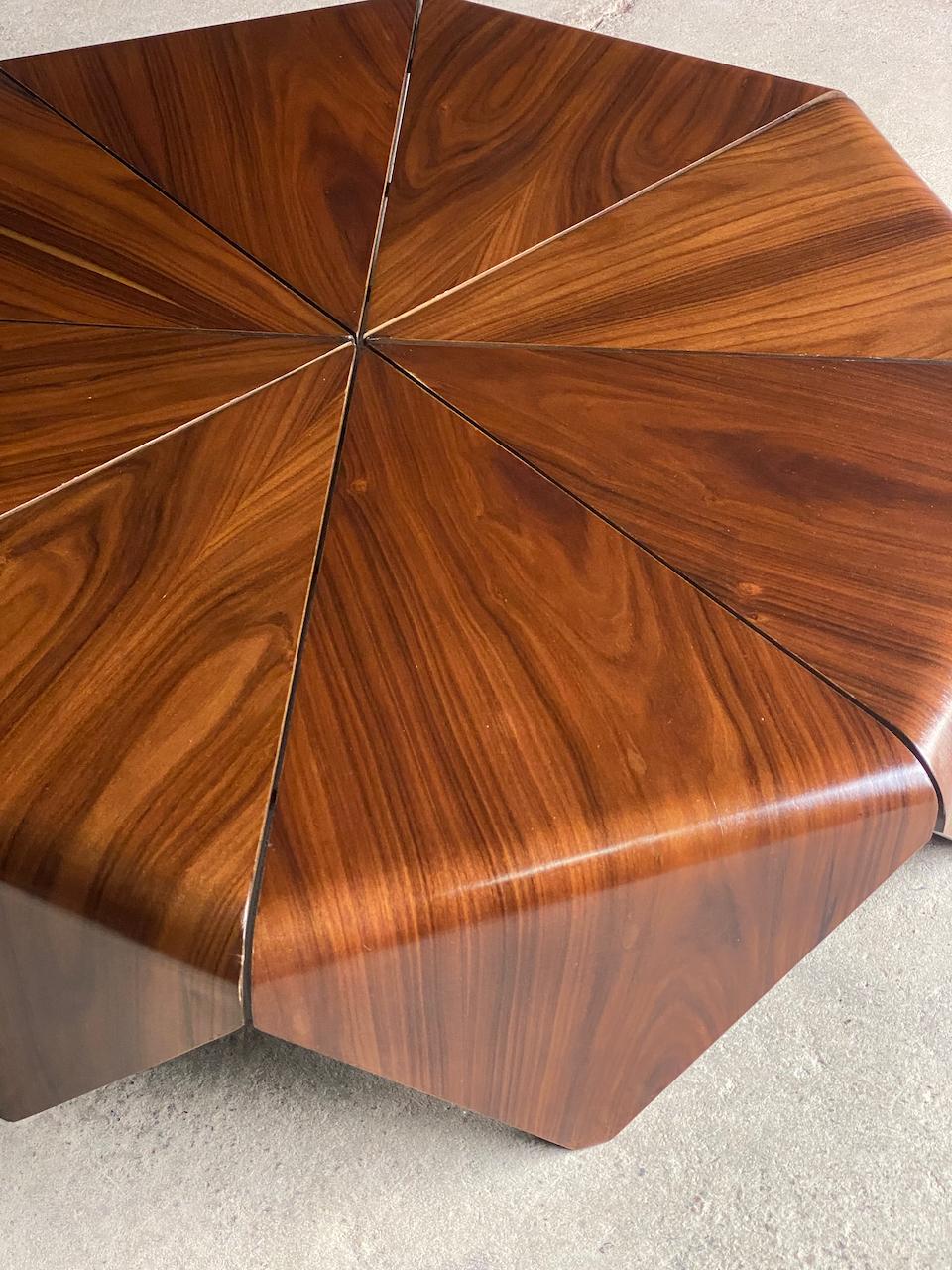 Mid-20th Century Jorge Zalszupin Petals Coffee Table by L' Atelier circa 1960