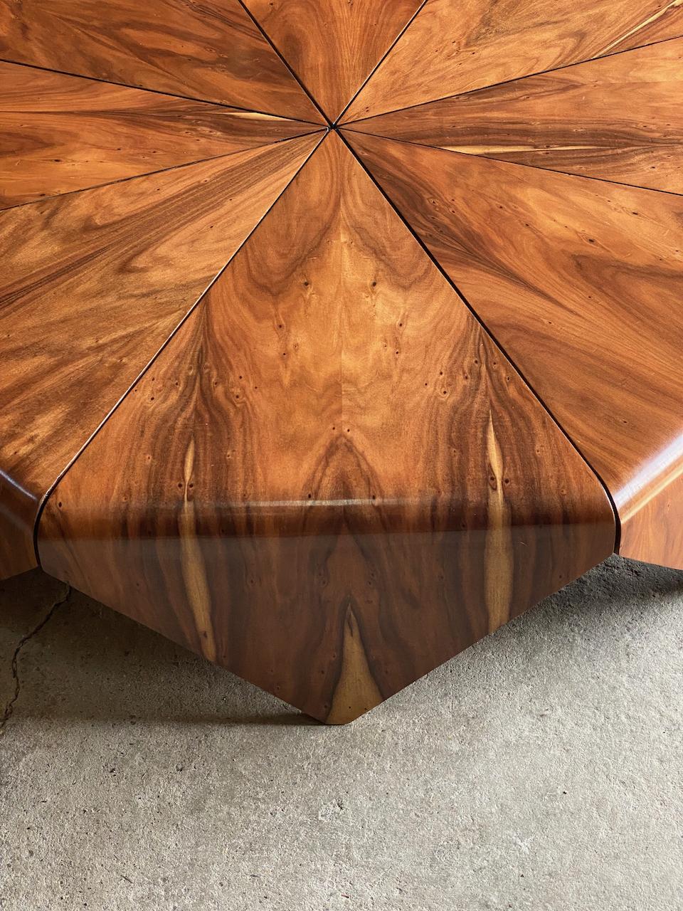 Jorge Zalszupin Petals Rosewood Coffee Table by L' Atelier circa 1965 5