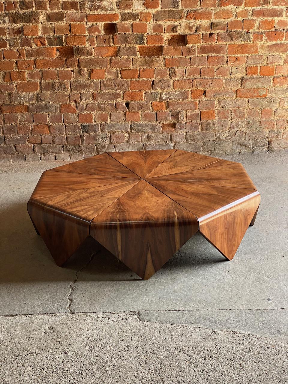 Jorge Zalszupin Petals Rosewood Coffee Table by L' Atelier circa 1965 8