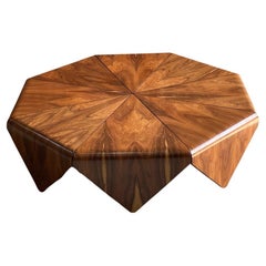 Jorge Zalszupin Petals Rosewood Coffee Table by L' Atelier circa 1965