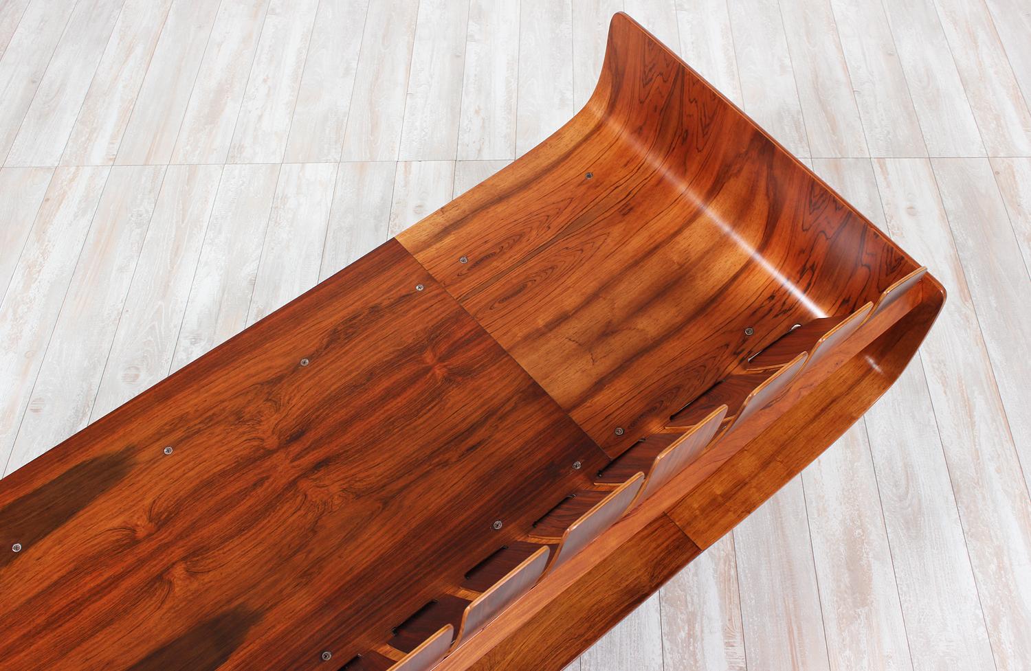 Jorge Zalszupin “Presidencial” Rosewood Sofa for L’atelier 6