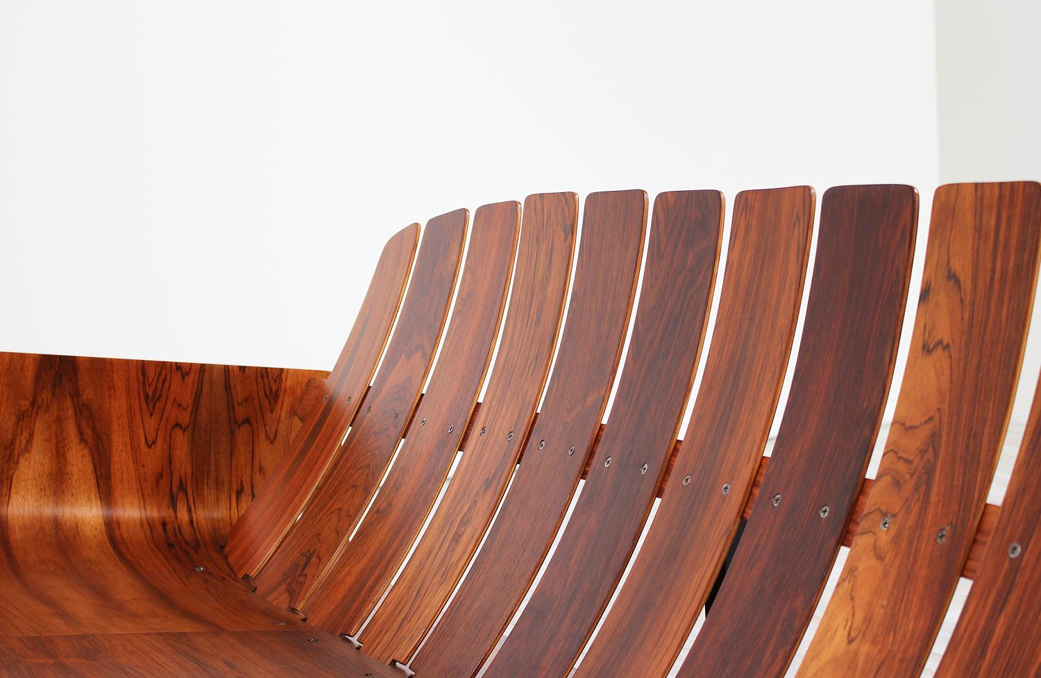 Jorge Zalszupin “Presidencial” Rosewood Sofa for L’atelier 9