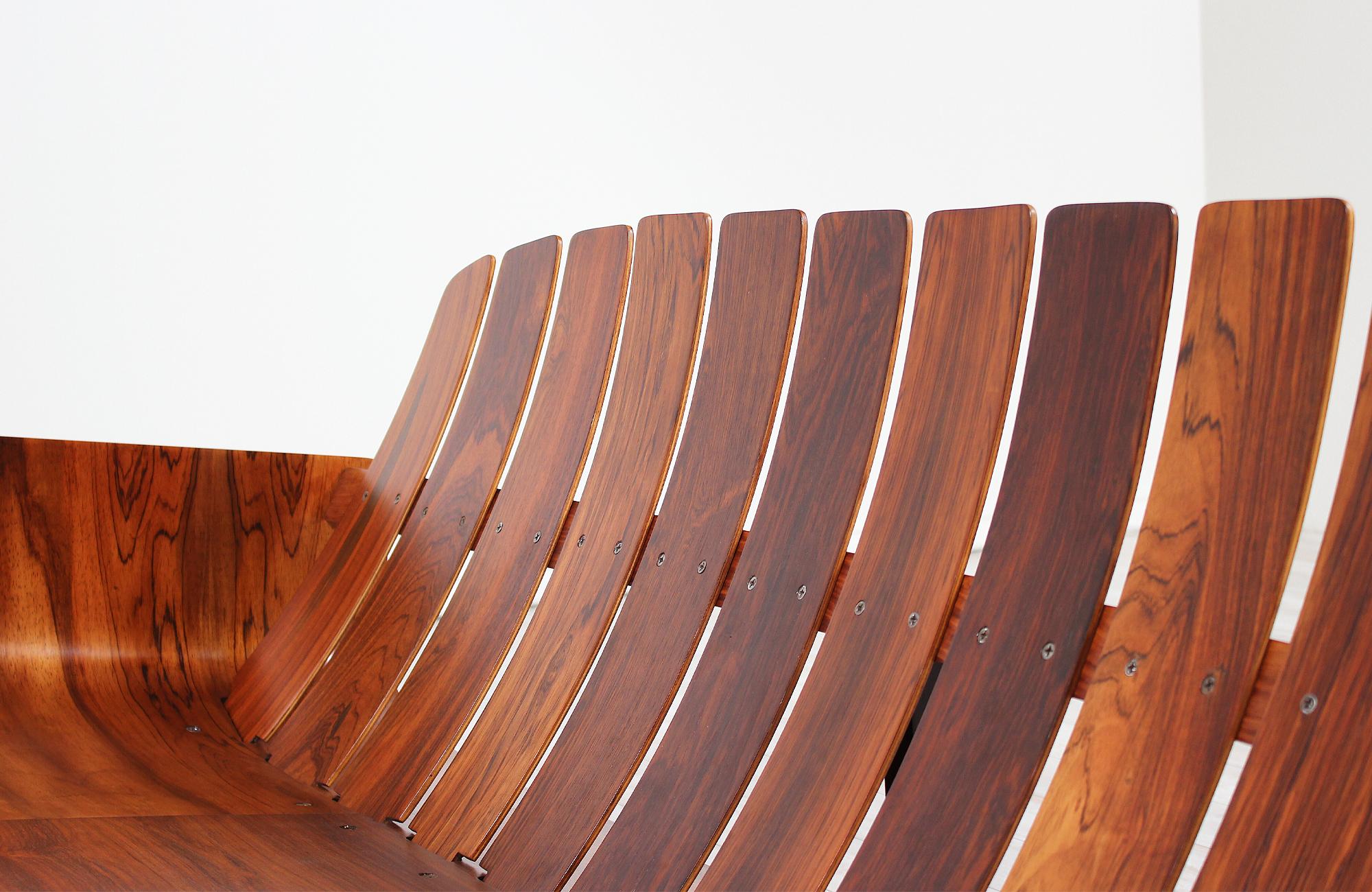 Expertly Restored - Jorge Zalszupin “Presidencial” Rosewood Sofa for L’Atelier 7