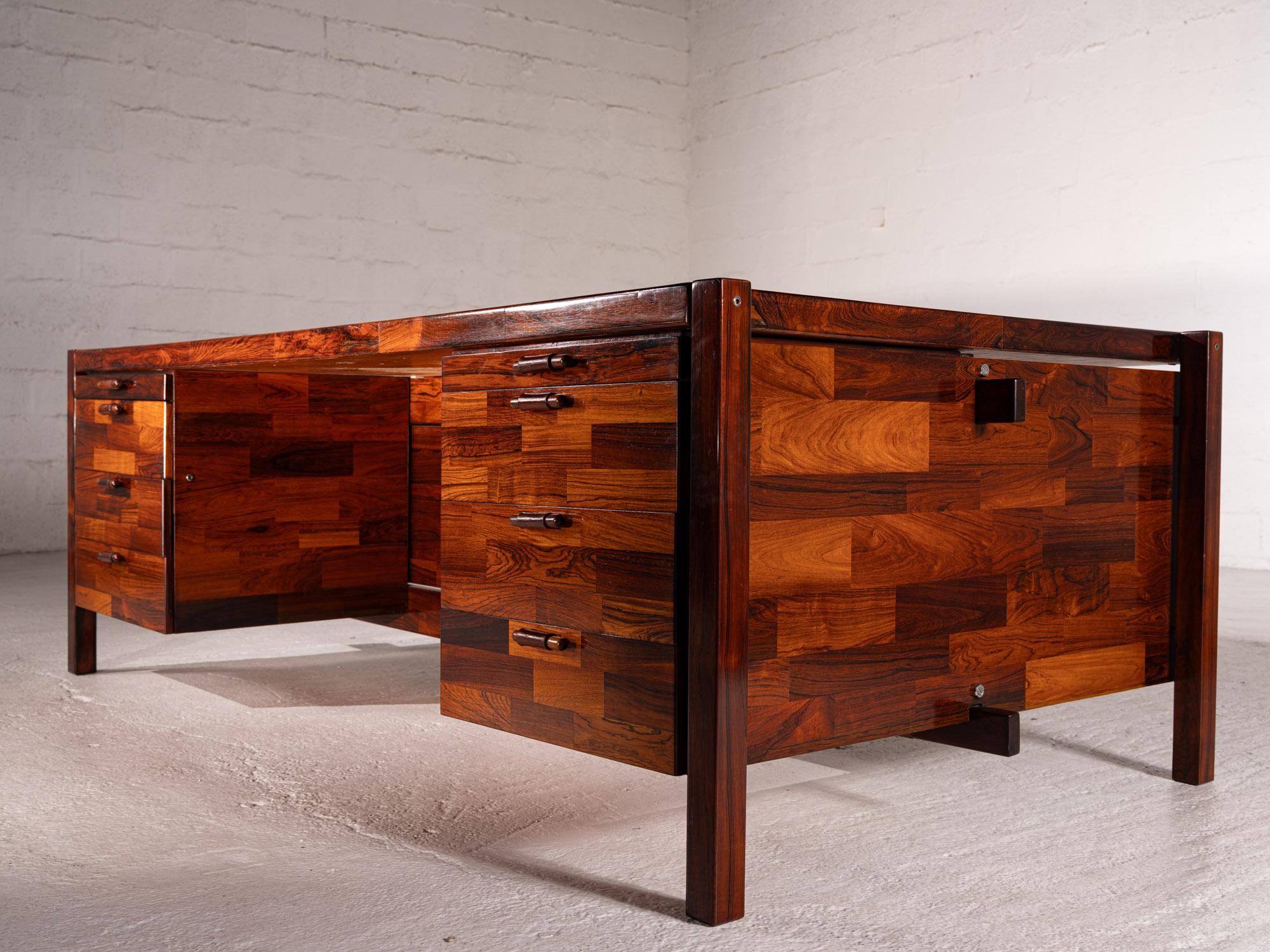 Mid-Century Modern Jorge Zalszupin. Rare Desk 