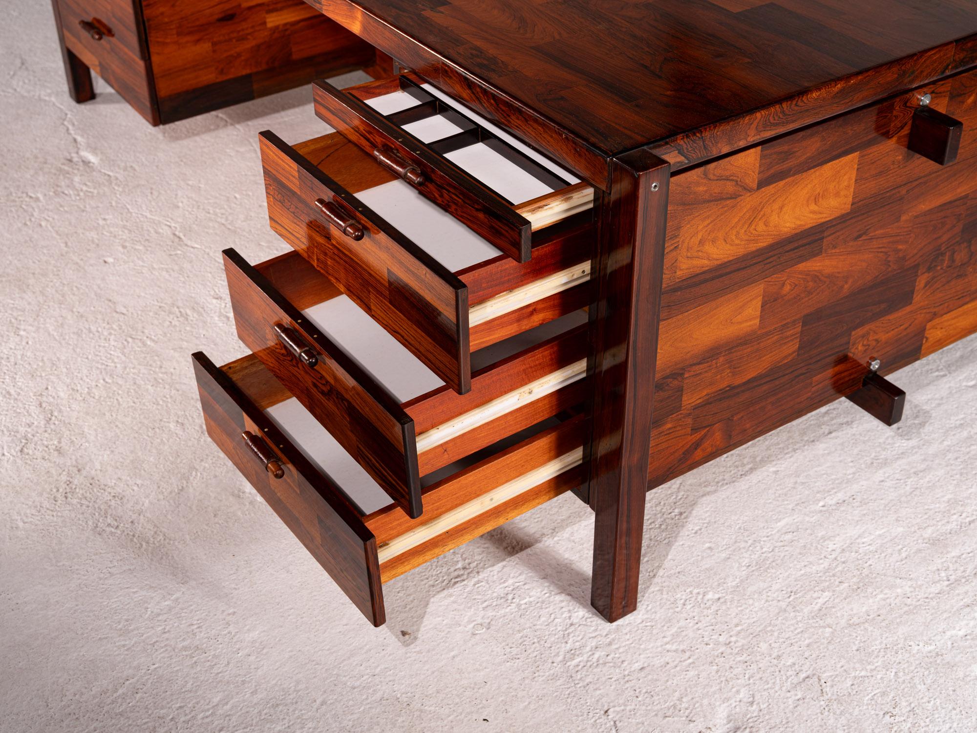 Hand-Crafted Jorge Zalszupin. Rare Desk 