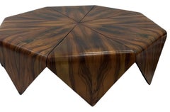 Jorge Zalszupin - rare Pétala table L'Atelier, Brazil 1959, original label