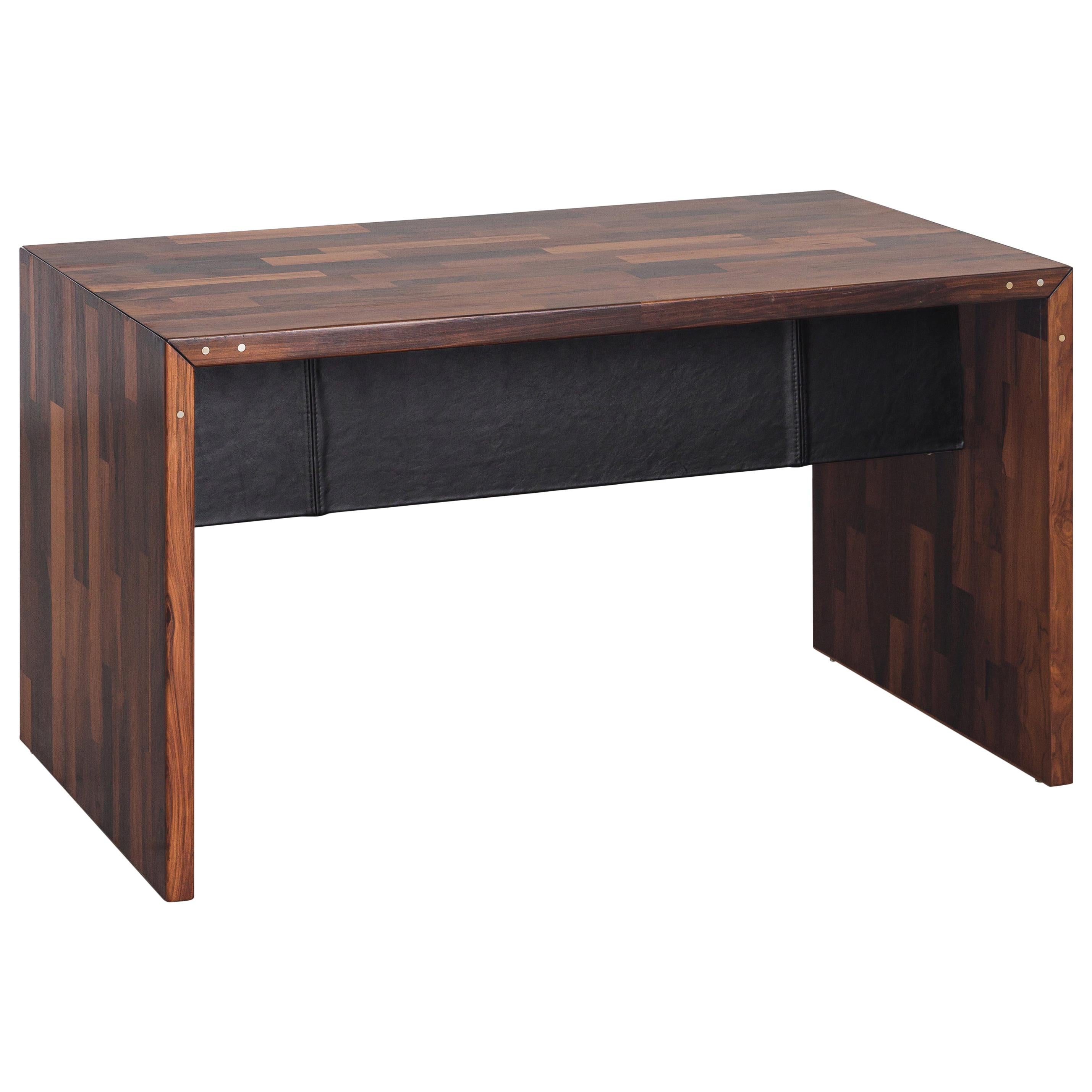 Jorge Zalszupin Rosewood foldable Desk, Brazilian Midcentury For Sale