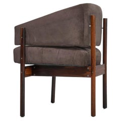 Vintage Jorge Zalszupin Senior armchair brown L'Atelier 1959