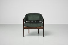 Jorge Zalszupin Senior Armchair Green L'Atelier, 1959