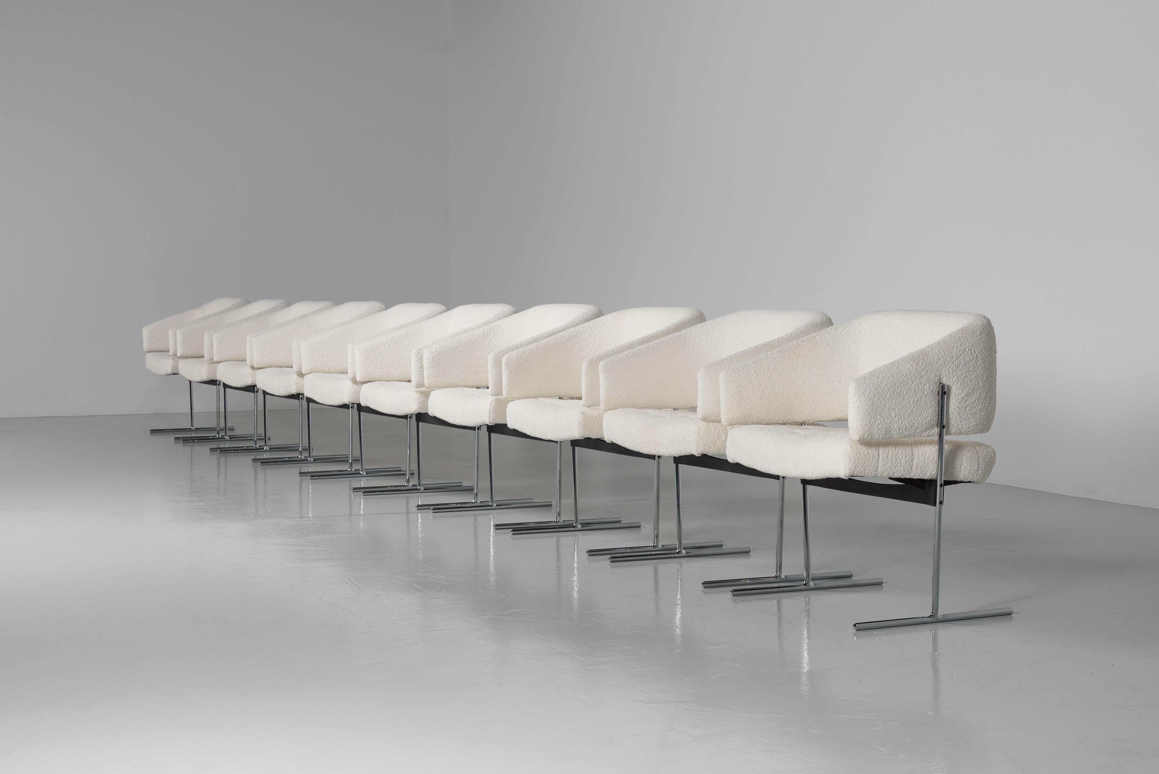 Jorge Zalszupin Juego de sillas L'Atelier Brasil 1960 en Bueno estado para la venta en Roosendaal, Noord Brabant