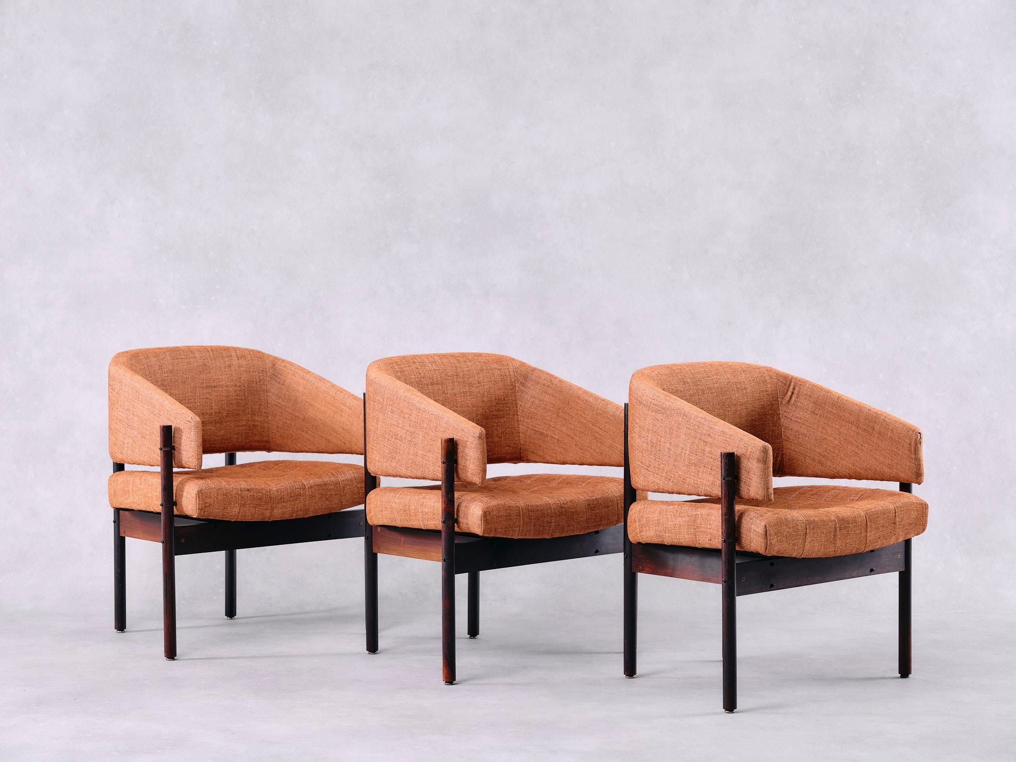 Brésilien Jorge Zalszupin Ensemble de six armoiries seniors en vente