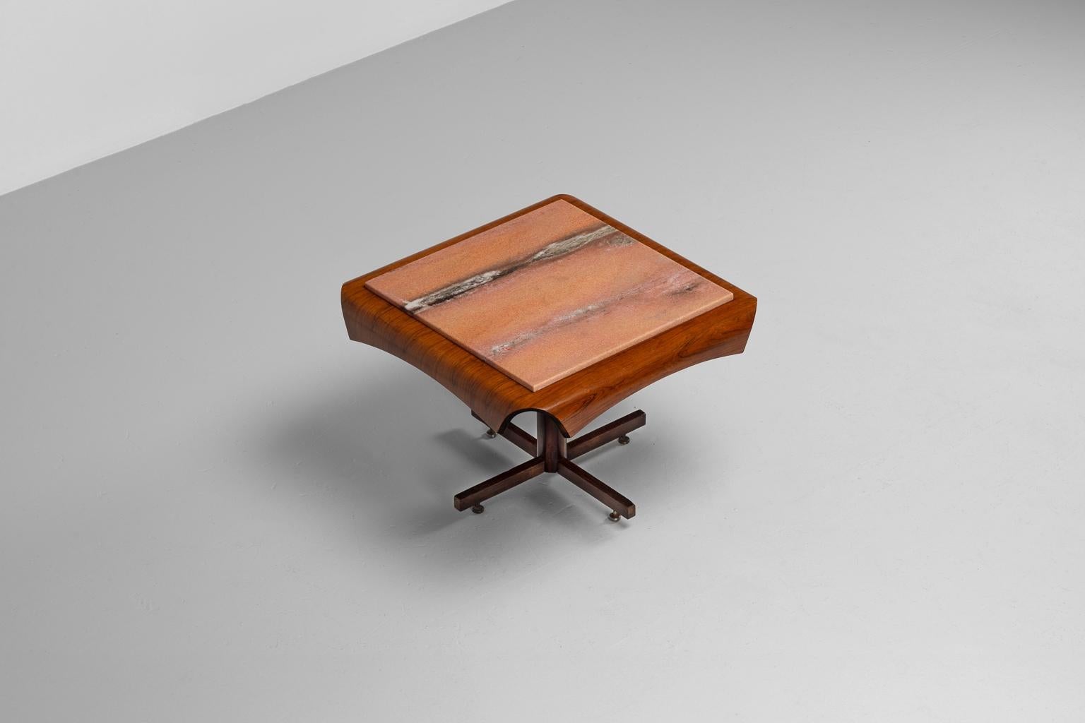 Jorge Zalszupin side table L'Atelier Brazil 1960 For Sale 2