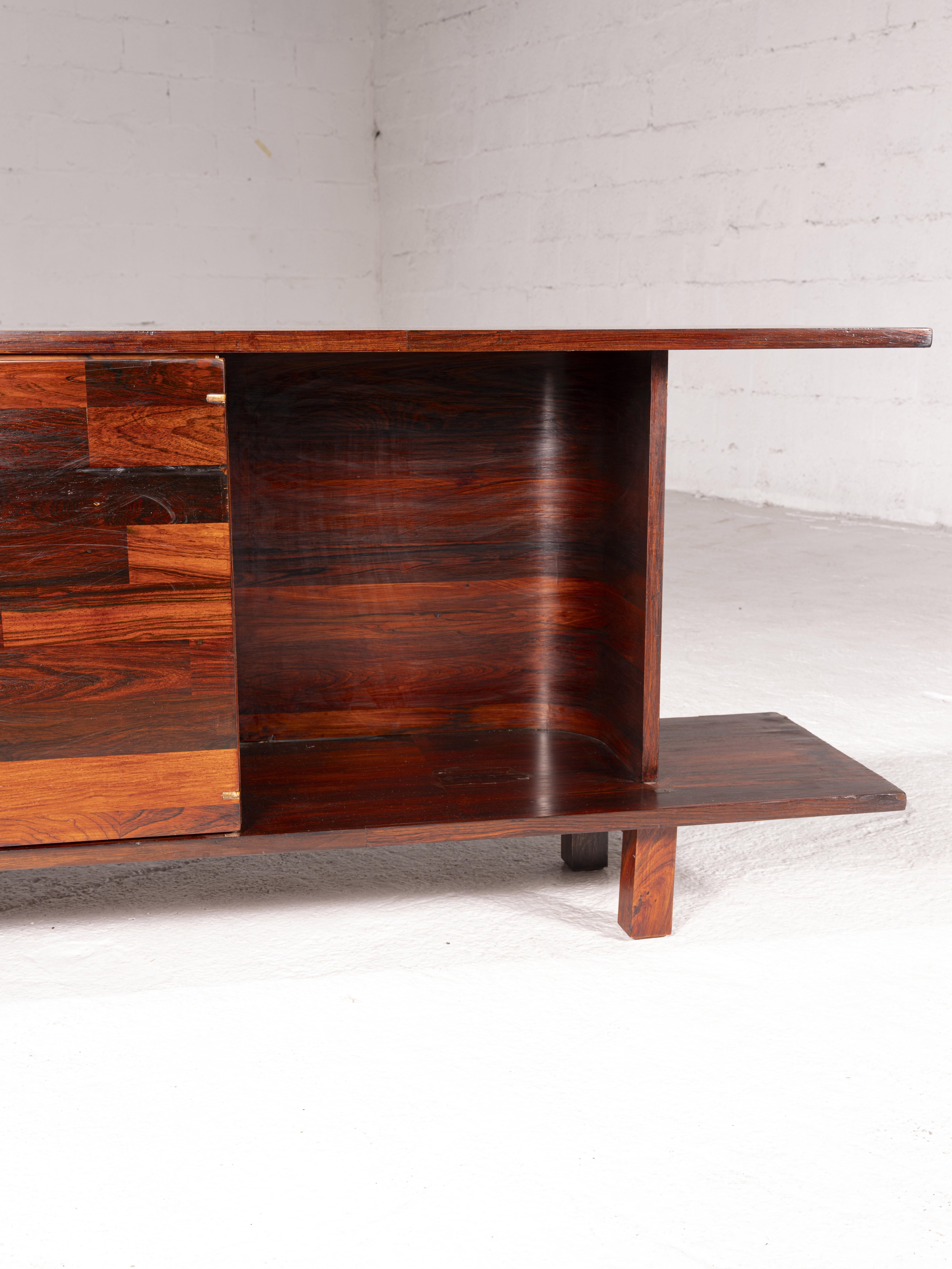 Jorge Zalszupin. Sideboard Componivel, c. 1960. 72 x 350 x 40 cm For Sale 1