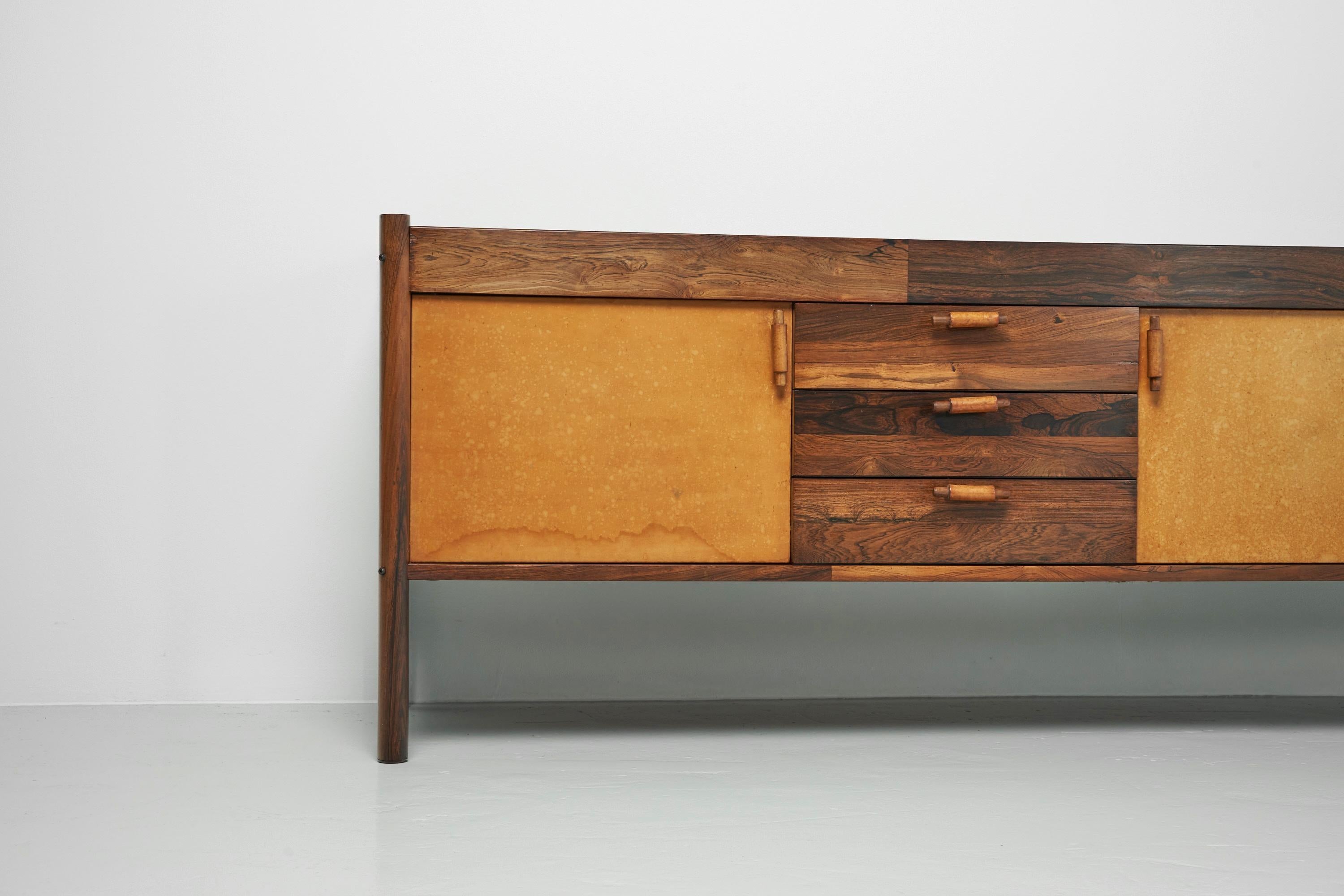 Jorge Zalszupin Einzigartiges Sideboard L''atelier, 1960 (Moderne der Mitte des Jahrhunderts)