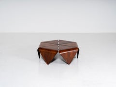 Jorge Zalszupin Vintage ‘Petalas’ Coffee Table, Rosewood, Brazil