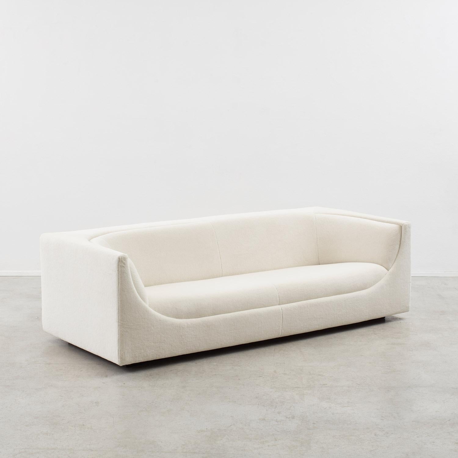 Jorge Zalzupin Cubo Dreisitziges Sofa und Sessel für L'Atelier Brasilien, 1970 im Angebot 2
