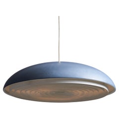 Jorgen Bo and Vilhelm Wohlert 'California' Pendant Lamp in Rare Blue / Grey