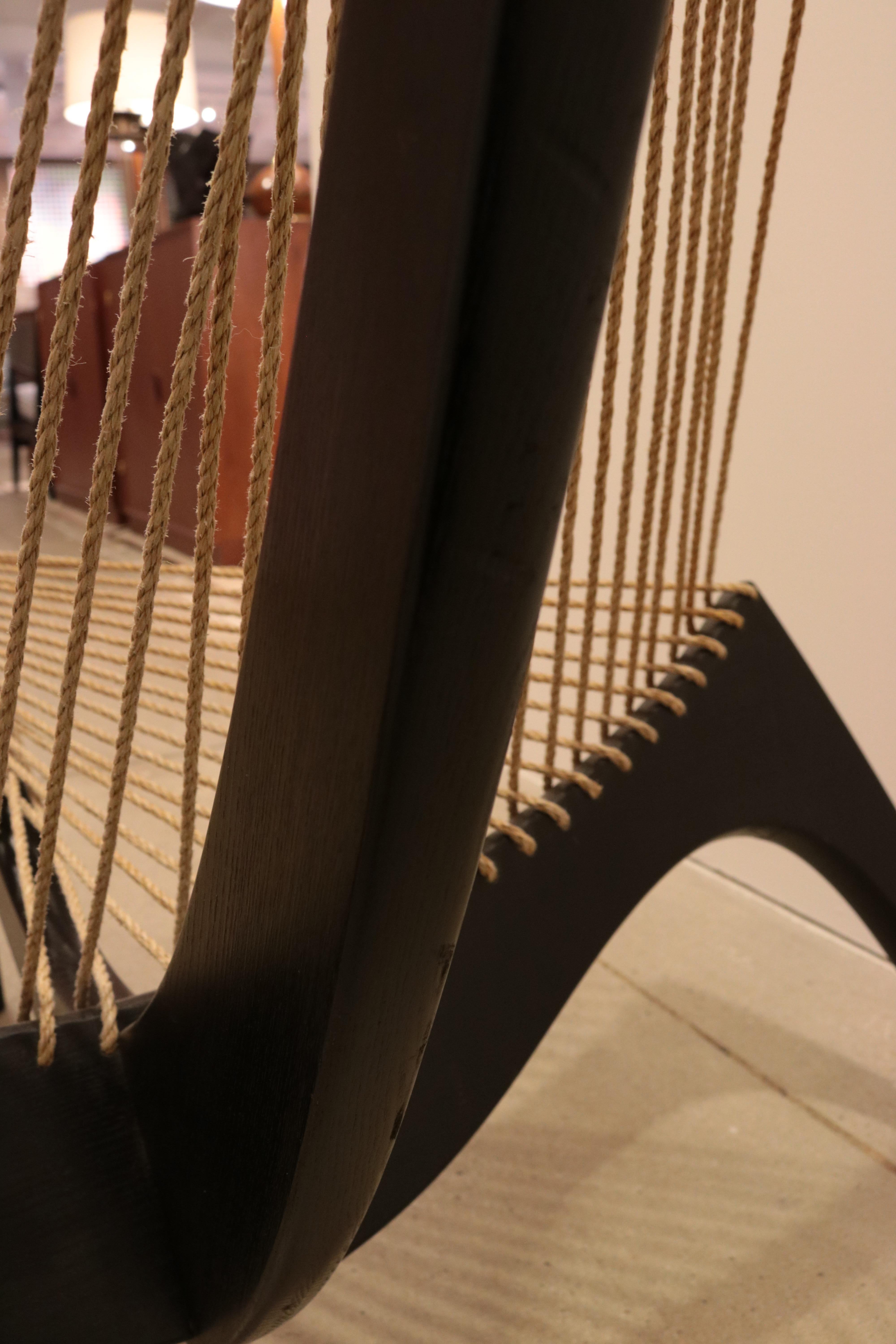 Jorgen Hovelskov Harp Chair, Denmark 1960s 8
