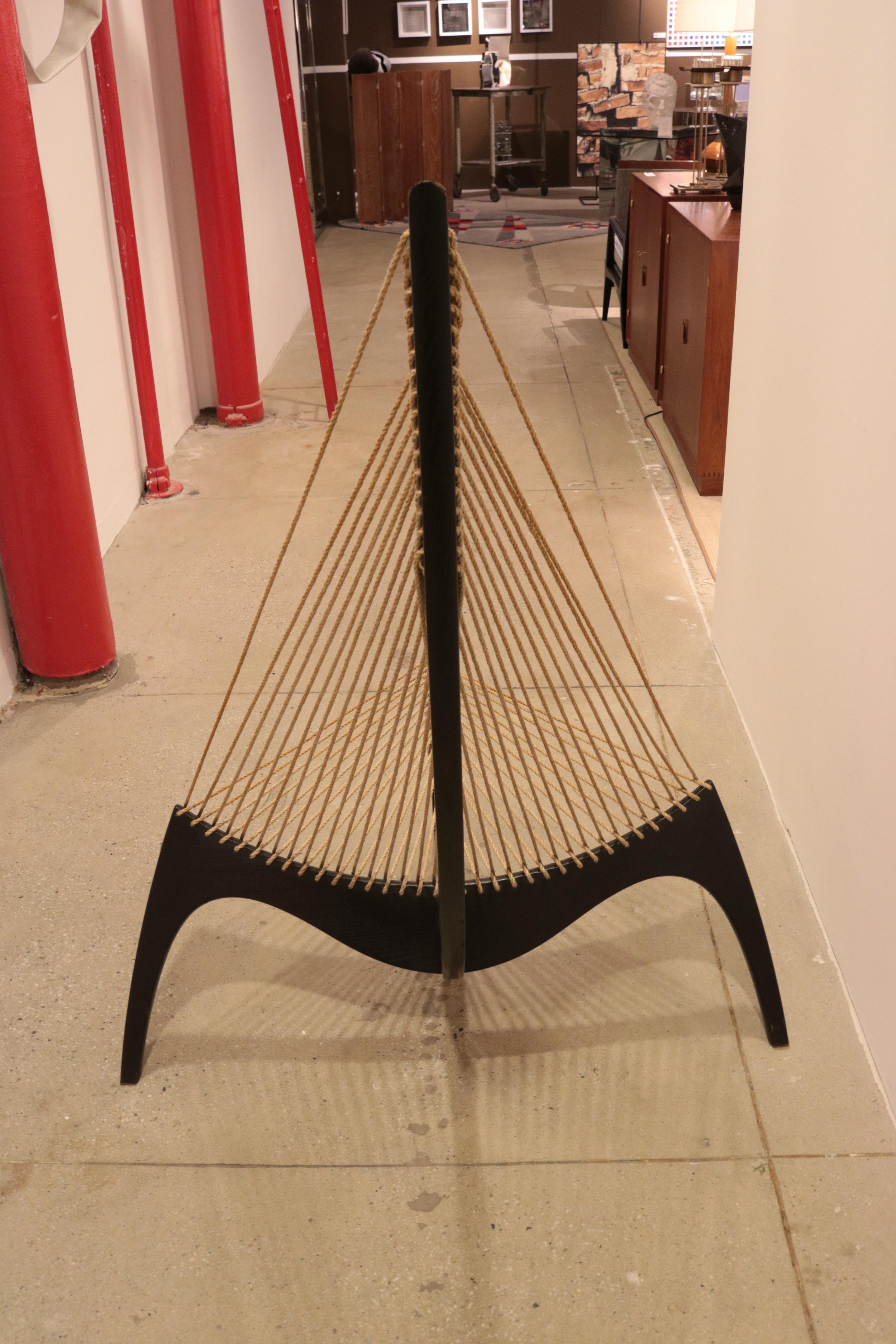 Danish Jorgen Hovelskov Harp Chair, Denmark 1960s