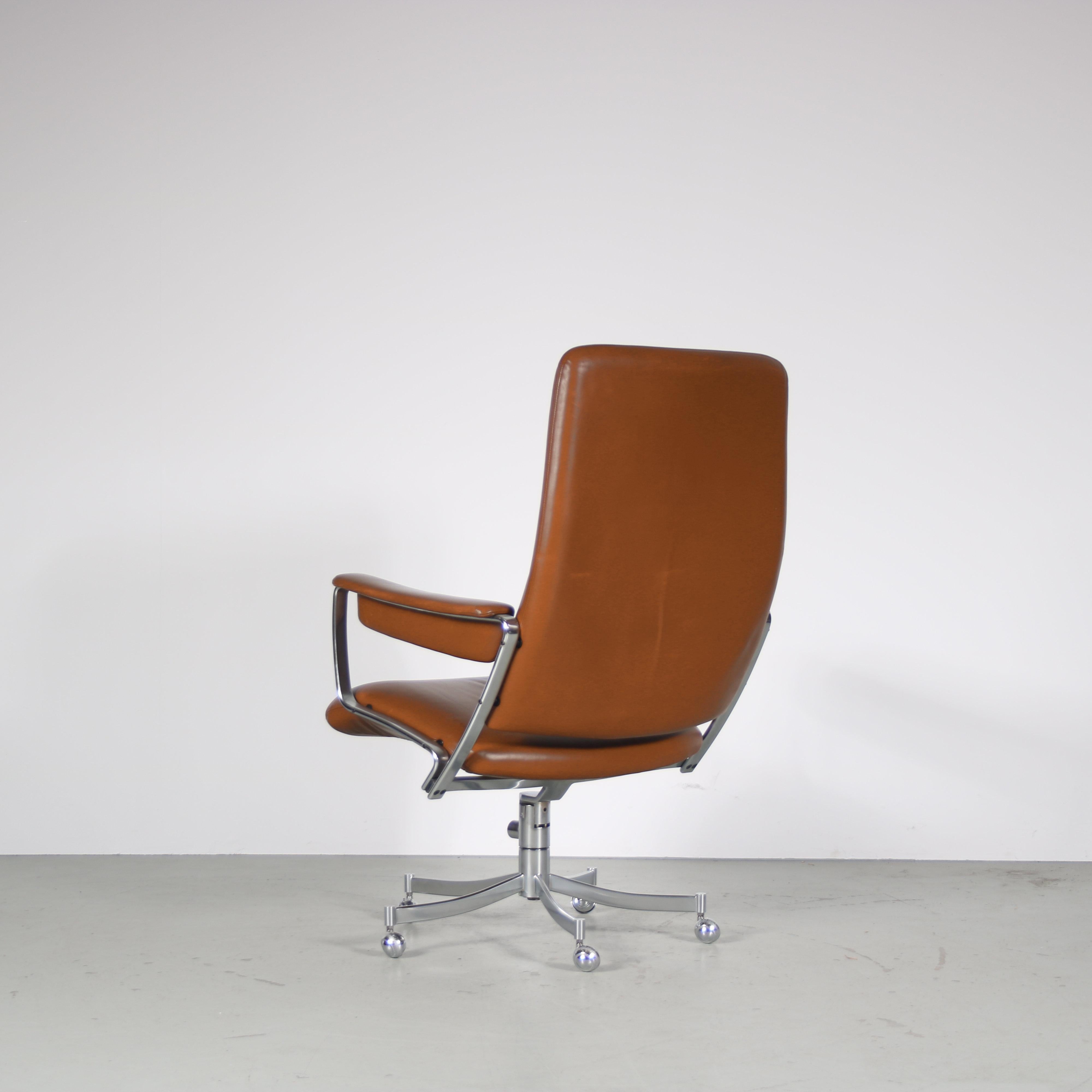 Metal Jorgen Kastholm “JK760” Desk Chair for Kill International, Germany 1970