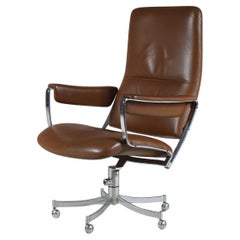 Jorgen Kastholm fauteuil de bureau JK760 pour Kill International, Allemagne, 1970