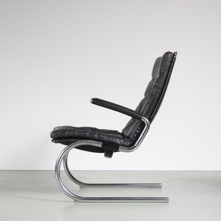 Jorgen Kastholm Lounge Chair, Denmark 1960 In Good Condition For Sale In Amsterdam, NL