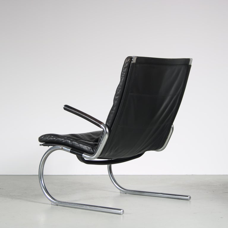 Mid-20th Century Jorgen Kastholm Lounge Chair, Denmark 1960 For Sale