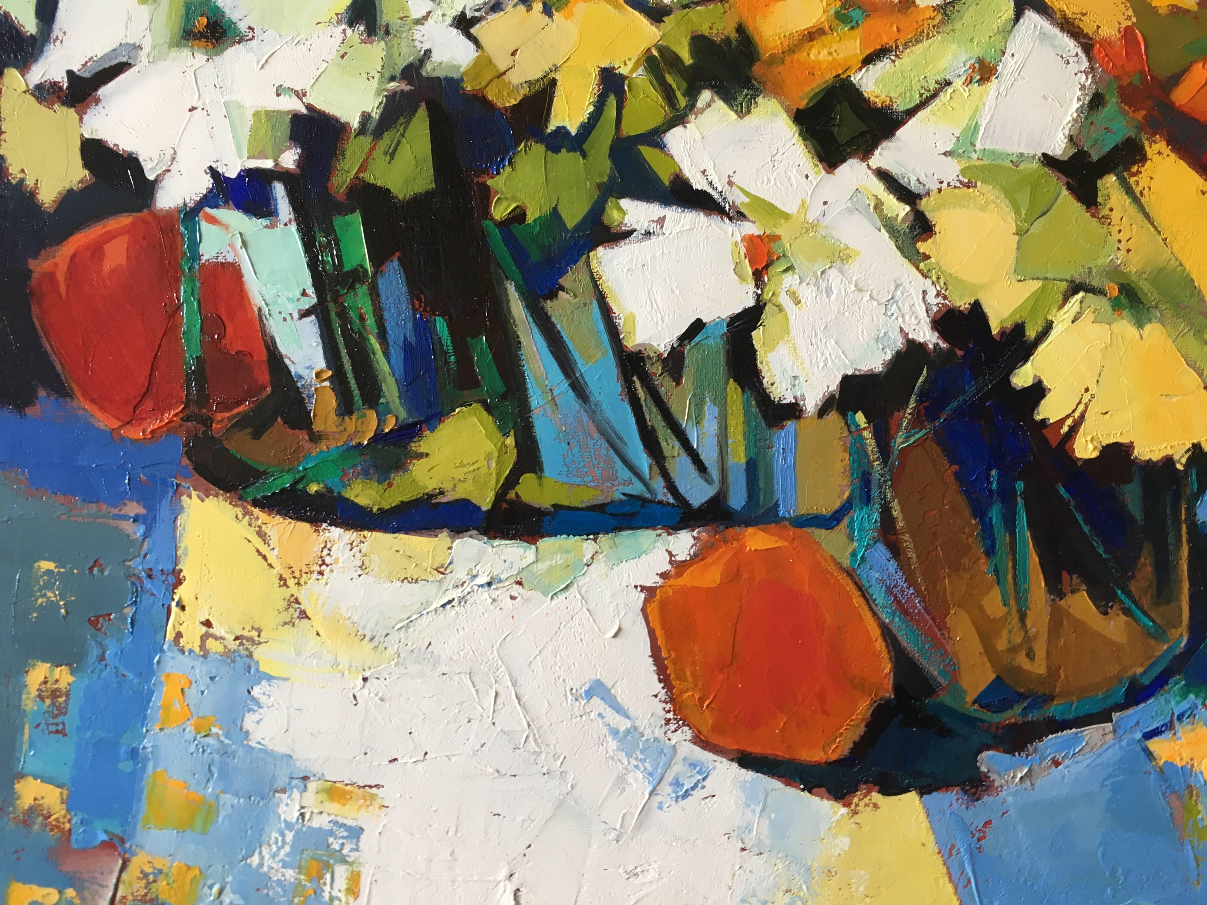 Flowers of light – Painting von Jori Duran