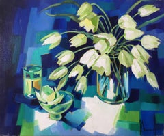 White harmony, still life expressionst style