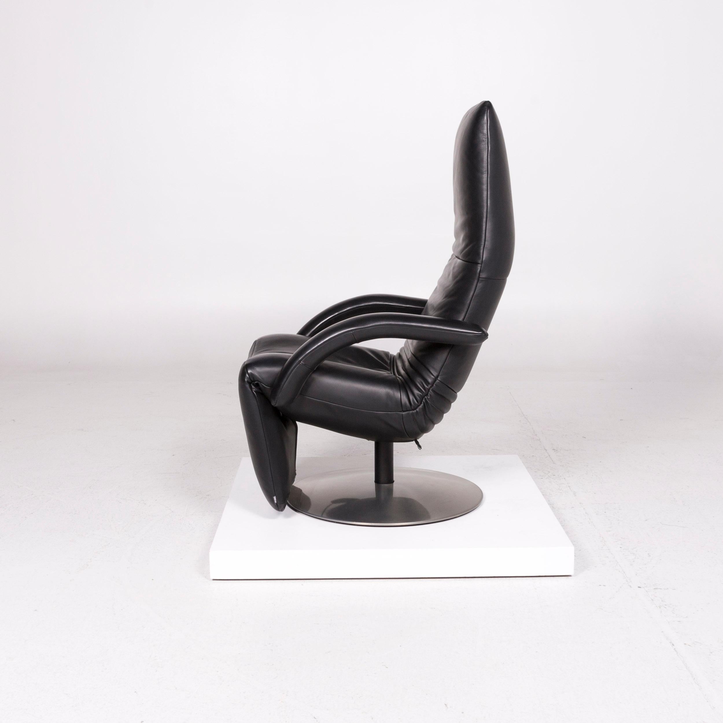 JORI Leather Armchair Black Relax Function Massage Function Massage Chair 5